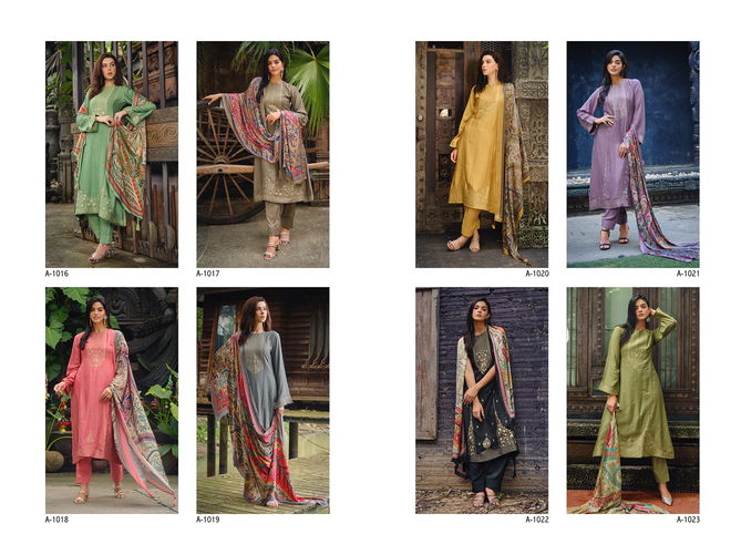 Kaifiyat By Aiqa Pashmina Printed Suits Catalog